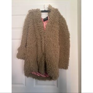 Zara Basics Teddy Bear Jacket Size Med